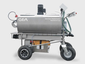 Молочное такси для раздачи пойла GEA MilkBuggy с электроприводом